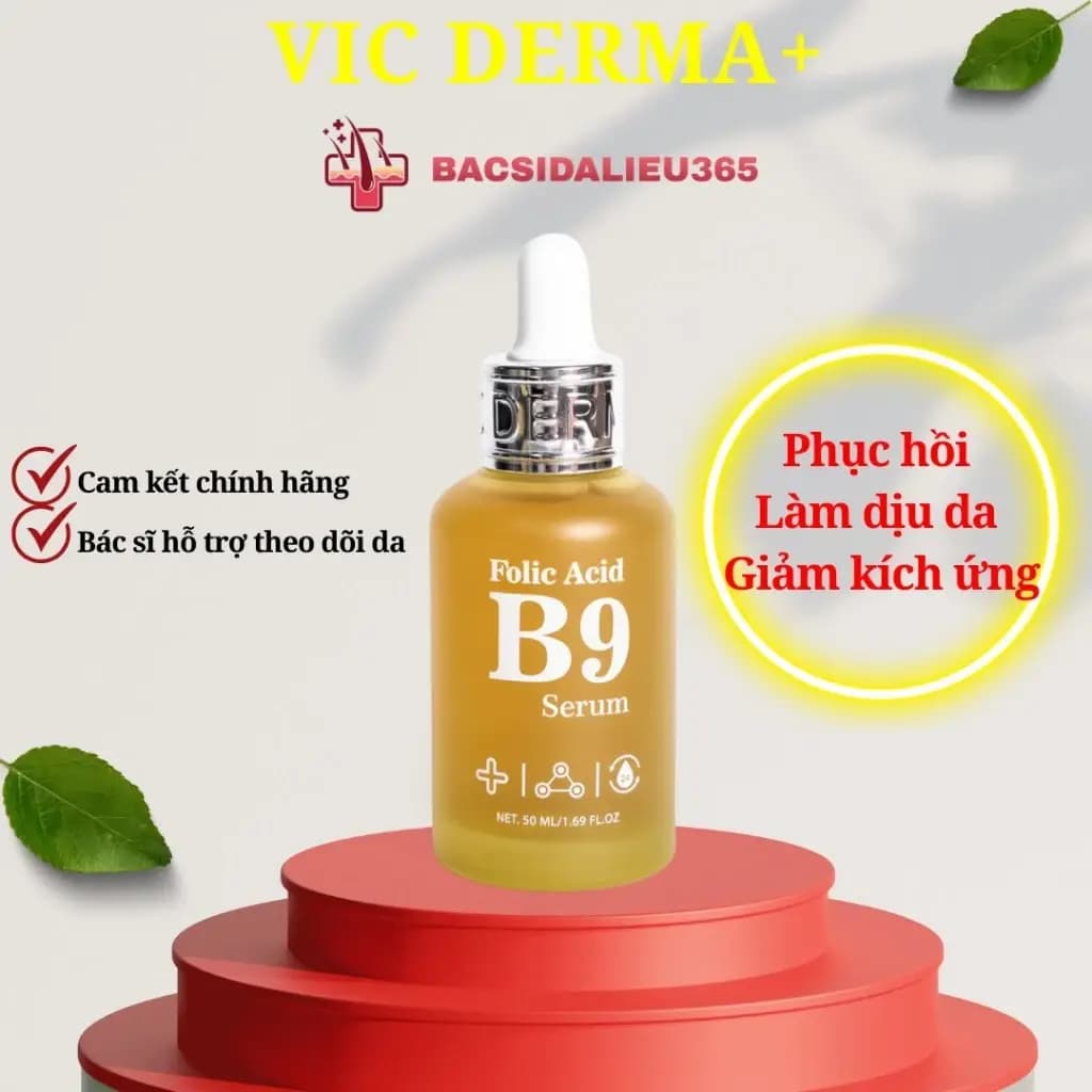 Serum B9 Vic Derma – Phục Hồi Da, Giảm Kích Ứng, Làm Dịu Nhanh, Cấp Ẩm